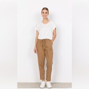 EUC | Soyaconcept | Casual Tan 100% Cotton Pants